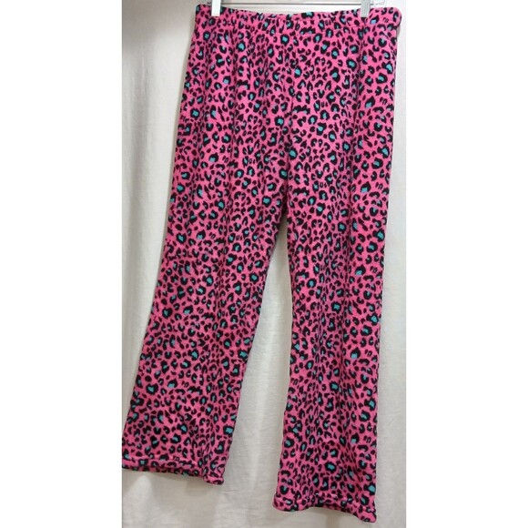 NO BOUNDARIES Soft Leopard Sleep Lounge Set Junior’s XL 15-17 Animal Print Note - Picture 2 of 9